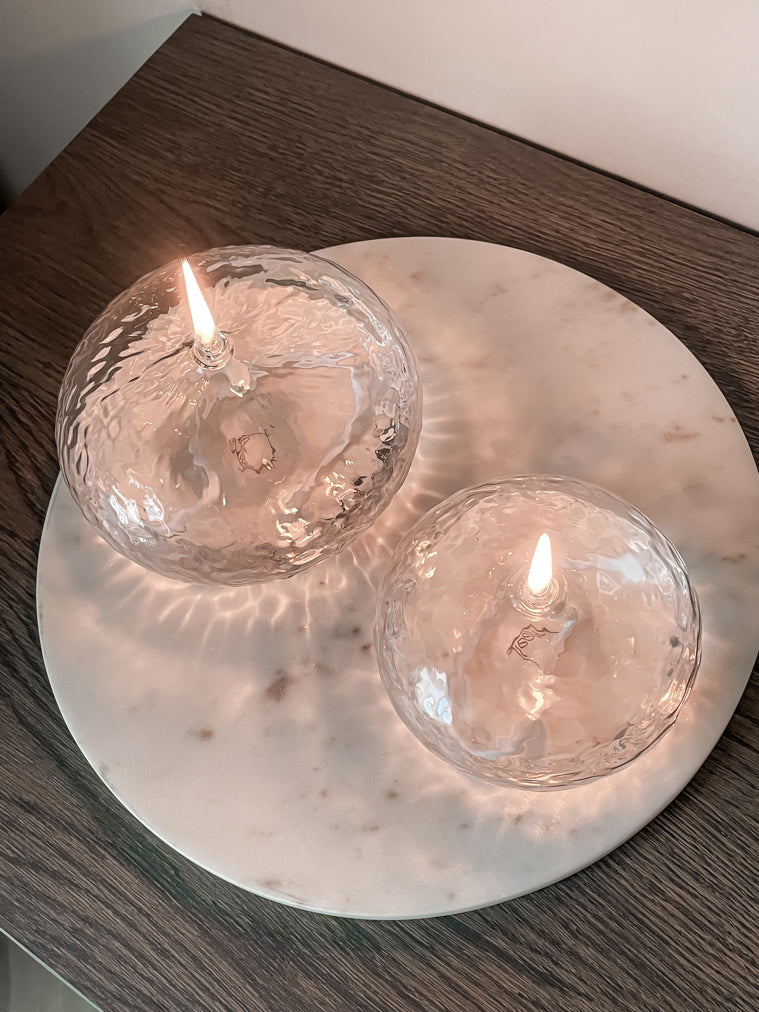 Olielamp rond (verschillende maten)