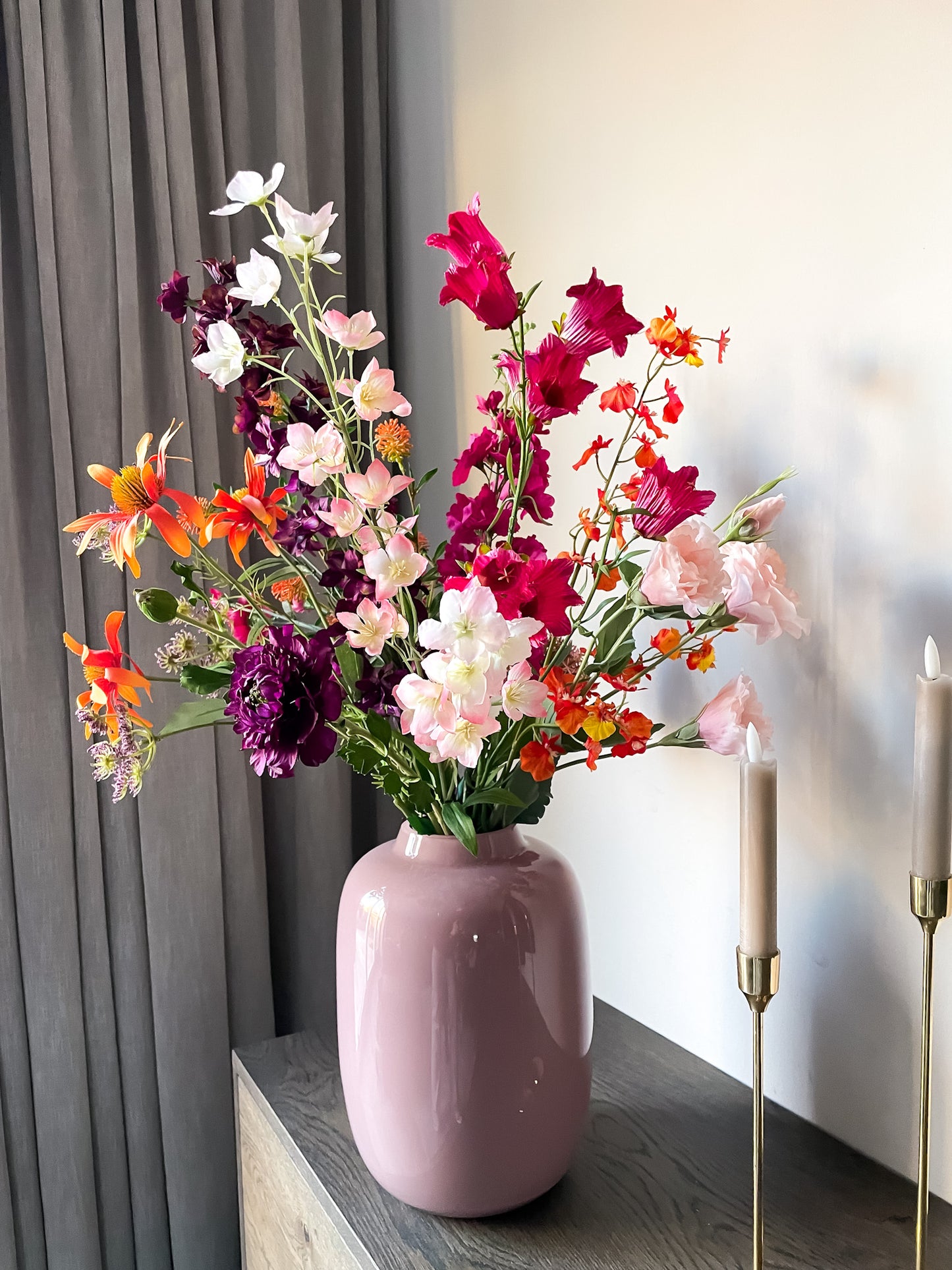 Zijden plakboeken in warme kleuren. Geen onderhoud en altijd mooi.