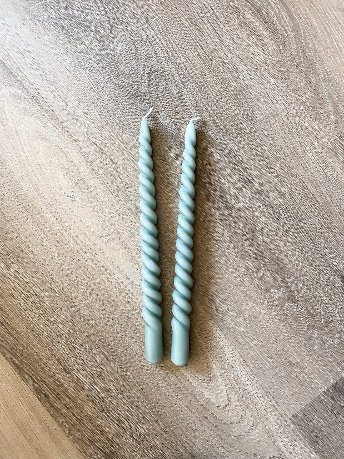 Kaars swirl set van 2 (verschillende kleuren)