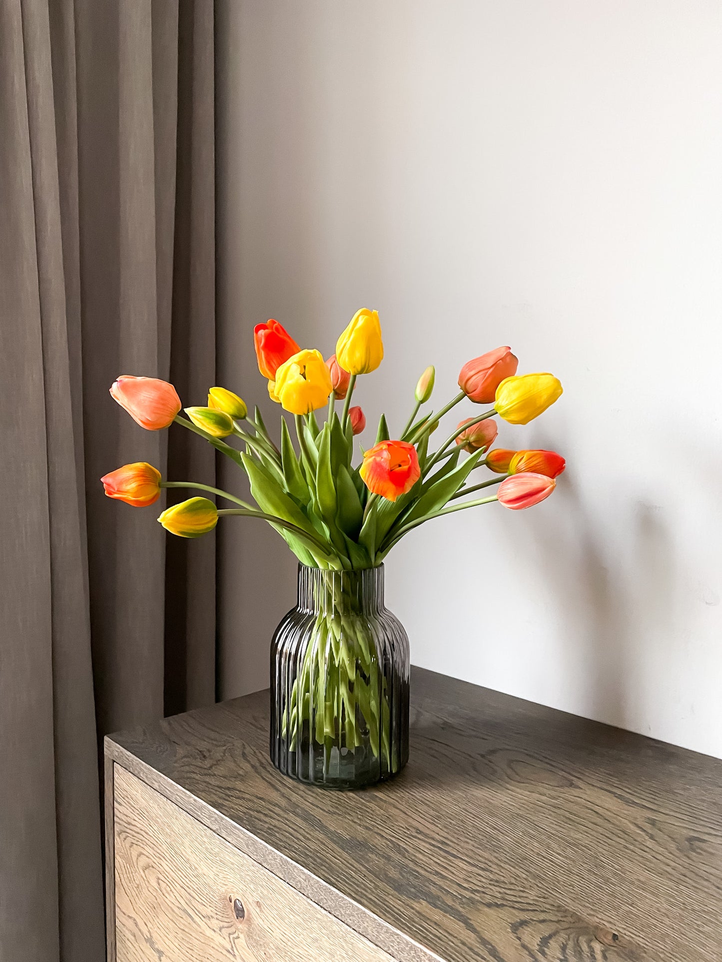 Real touch tulpen fuchsia