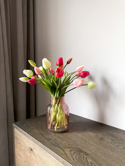 Real touch tulpen fuchsia