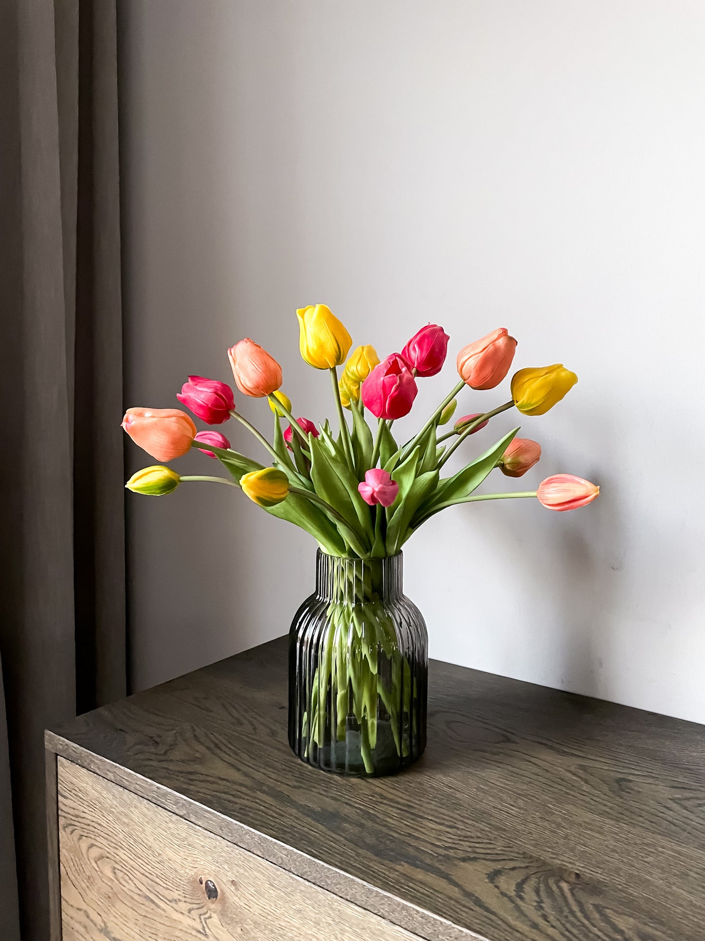 Real touch tulpen fuchsia