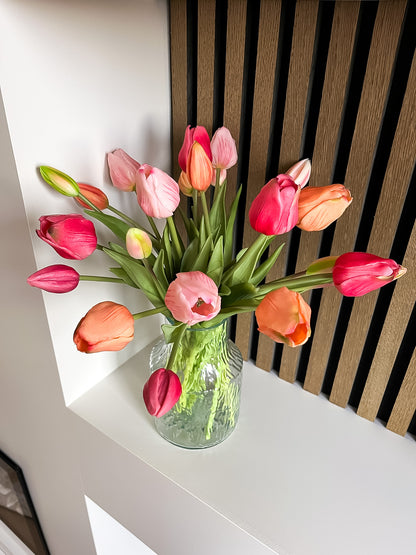 Real touch tulpen fuchsia