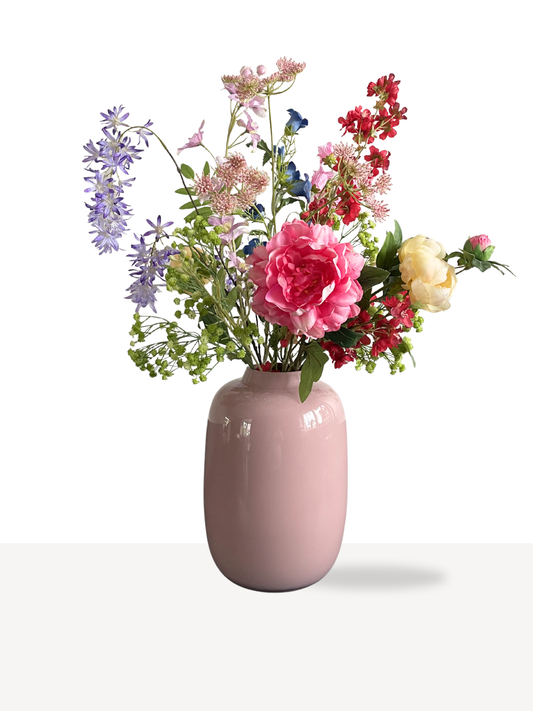 Zijden boeket Poppy