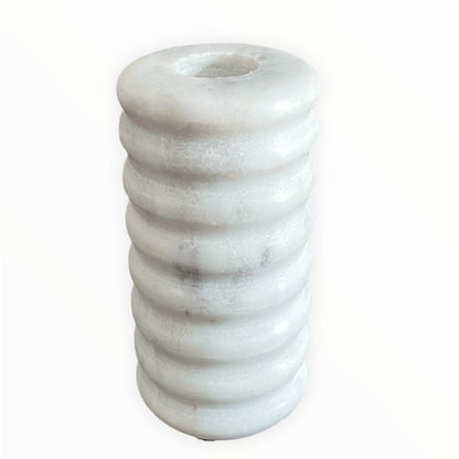 Kandelaar marmer ribbel (2 maten)