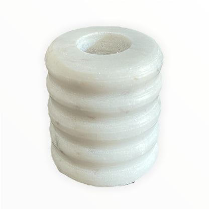 Kandelaar marmer ribbel (2 maten)