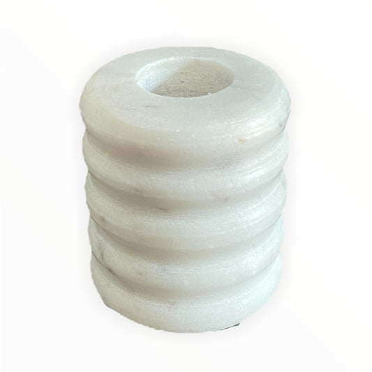 Kandelaar marmer ribbel (2 maten)